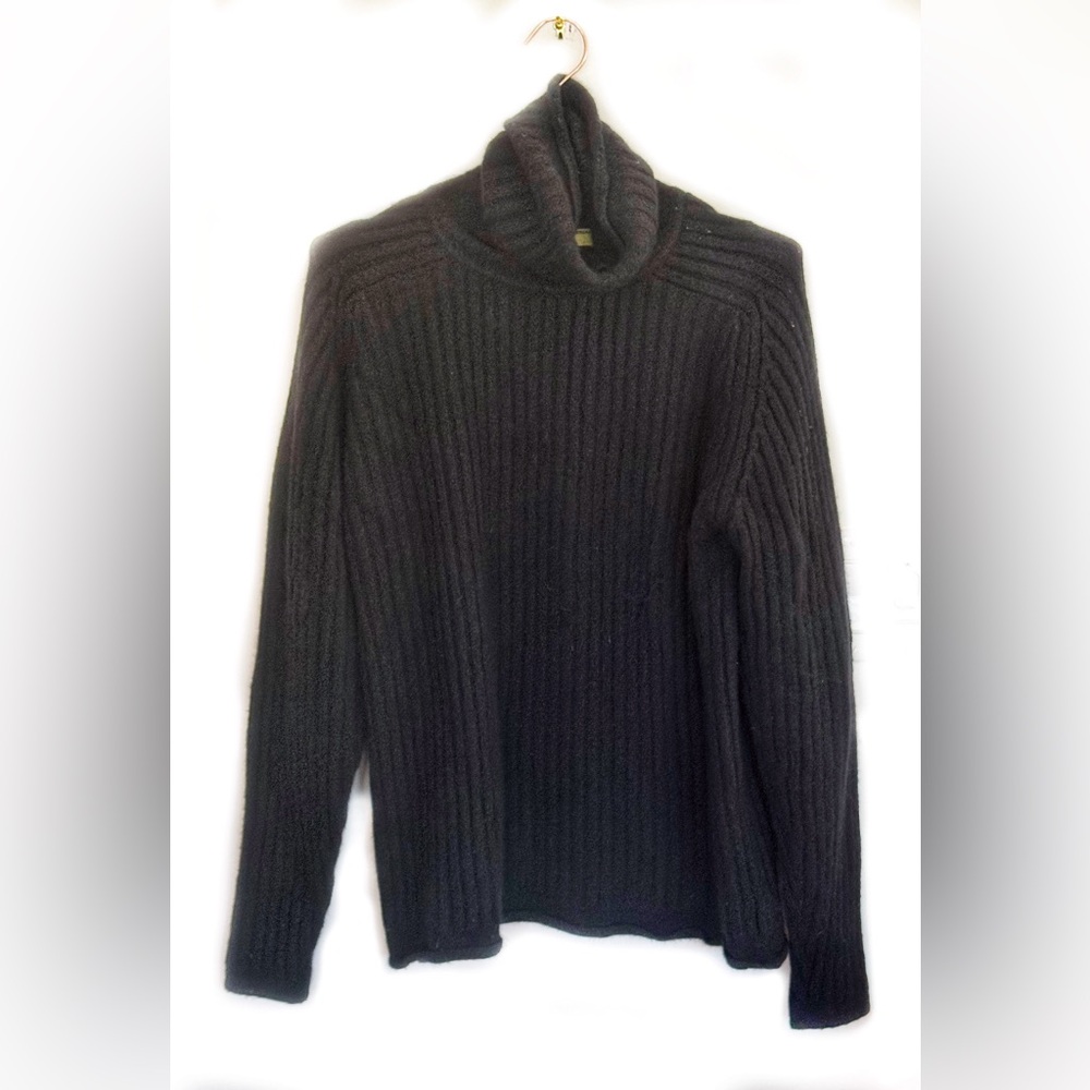 Vintage Dark Gray Cashmere Turtleneck Sweater, Armand Diradourian, Paul Smith, M